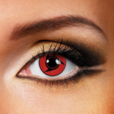 Lentes de contacto de color rojo Sharingan para cosplay